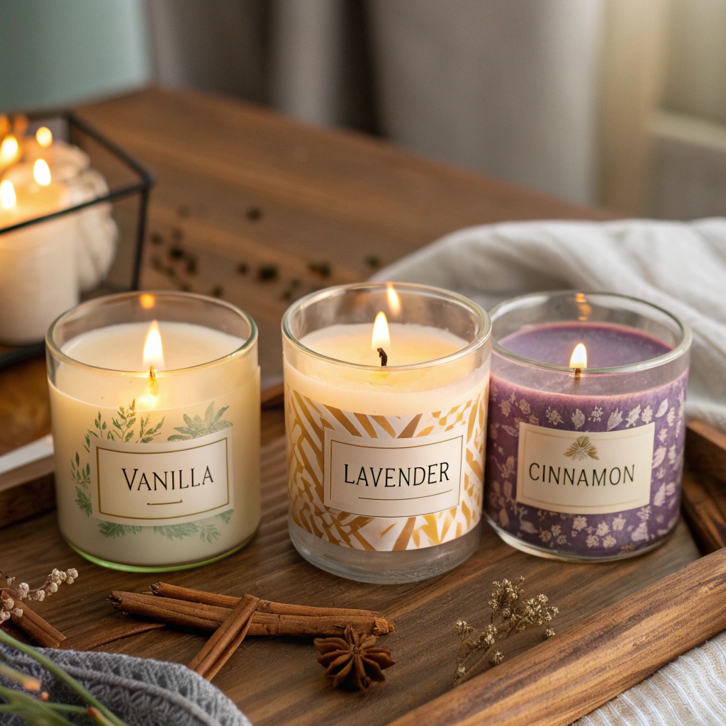 Doftljus i vardagsrum